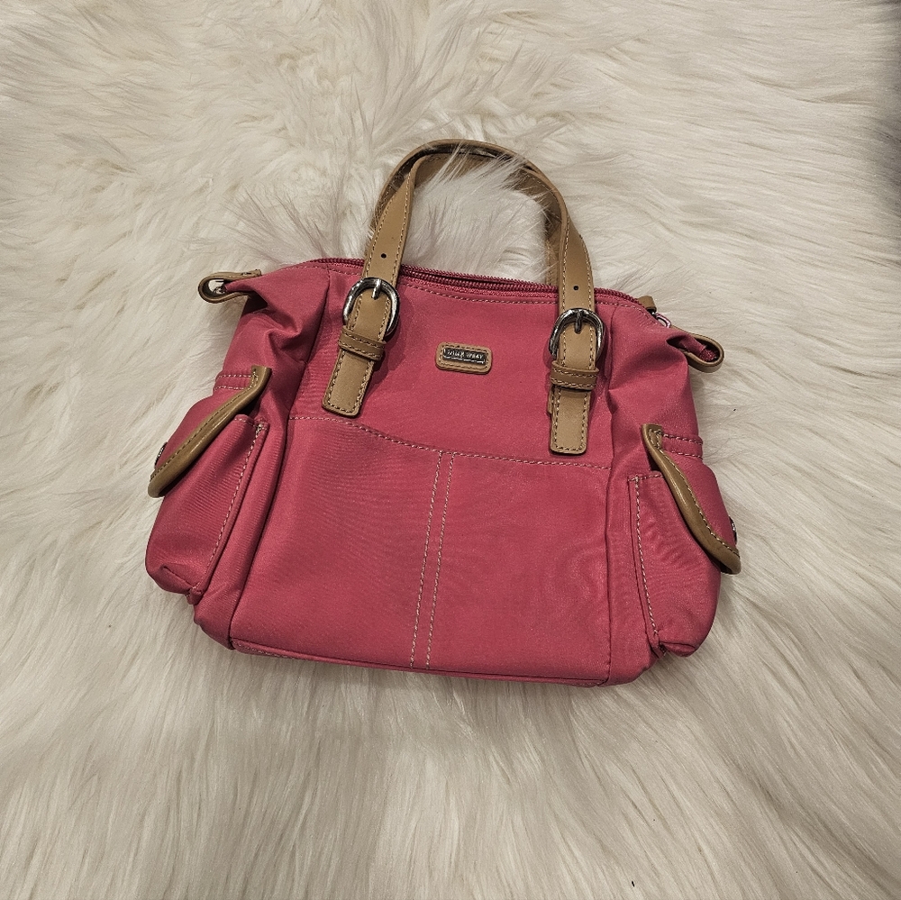 Vintage Pink Nylon Mini Handbag - Picture 1 of 16